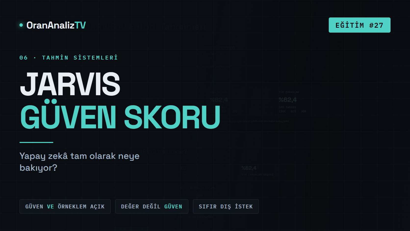 JARVIS | Yapay Zekâ Tahminleri ve "Uyum Skoru" Gerçekte Ne Ölçer?