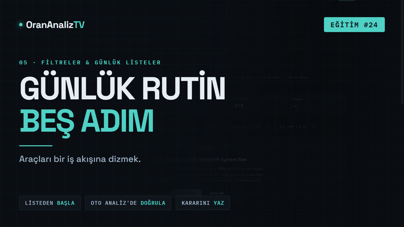 Günlük Rutininizi Kurun | Listeleri Analizle Birleştirmek