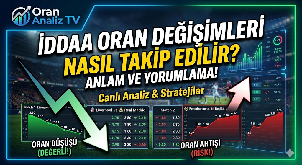 İddaa Oran Değişimleri Nasıl Takip Edilir? Anlam ve Yorumlama | Oran Analiz TV